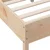 shumee vidaXL Posteljni okvir brez vzmetnice 75x190 cm masiven borov les