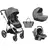 KikkaBoo kolica Thea 3in1 set sa autosedištem i tvrdom korpom light grey (KKB21111)