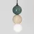 MAXLIGHT P0665 - Luster na sajli ALICE 1xG9/7W/230V prečnik 10 cm crna