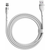 Baseus USB magnetic cable - USB-C Zinc 5A 1m (white)