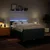 vidaXL vidaXL Box spring postelja z vzmetnico modra 140x190 cm blago, (21304779)