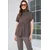 Trend Alacati Stili Ženska bluza Alc-X14795, Braon