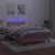 Vidaxl Box spring postelja z vzmetnico LED roza 120x190 cm žamet
