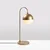Opviq Stona lampa E14 Max 40W, Zlatna