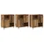 Komode 3 pcs Staro drvo