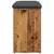 Klupa za cipele staro drvo 82x32x50 cm konstruirano drvo