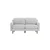 ATELIER DEL SOFA 2-Seat Sofa Robin 2 Pebble Walnut