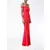 Alexander McQueen-off-shoulder gown-women-Red