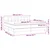 vidaXL Box spring postelja z vzmetnico LED modra 200x200 cm blago