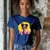 Camiseta Majica sa štampanim printom Cam 917, Ženska, Borovnica