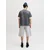 JACK & JONES Majica JCOETERNA temno siva/bela