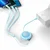 BASEUS polnilni kabel USB 3v1 Lightning/ TipC/Mikro 3.5A svetlo/moder 1,1m
