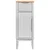 Kupaonski ormar FLORO Bijelo 35 x 30 x 90 cm Čvrsto borovo drvo
