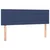 Vidaxl Box spring postelja z vzmetnico modra 140x190 cm blago