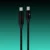 Kabl AVAX CB654 Pulsey / USB-C to USB-C / 60W / 1m braided / Gray