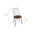 Hanah Home Set 2 trpezarijske stolice Crni
