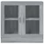 Vitrina boja hrasta sonome 82,5x30,5x80 cm konstruirano drvo