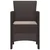 Vrtna stolica 2 pcs Smeđa 53 x 49 x 85 cm Polipropilen
