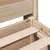 shumee vidaXL Posteljni okvir brez vzmetnice 75x190 cm masiven borov les