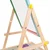 Kruzzel Dvostranska lesena risalna tabla 65cm + krede