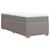 Vidaxl Box spring postelja z vzmetnico taupe 90x200 cm blago