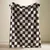 Bela/temno rjava odeja 130x170 cm Cosy Soft Checkerboard – Catherine Lansfield