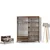 Hanah Home Garderober Pasific Home Fuga 180, 180x216x60 cm, Orah
