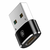 Baseus - OTG adapter (CAAOTG-A01) - Type-C ženski na USB muški - Plug & Play - 3A - crni