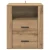 vidaXL Nočna omarica artisan hrast 50 x 36 x 60 cm Konstruiran les