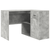 Kutni stol s ladicama Betonski sivi 102 x 88 x 75 cm