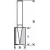 Bosch Glodalo za kanale PRO 2608628443, 2 pera, O12.7 mm, L19.6 mm, 6 mm
