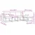 Set vanjskih sofa s jastukom 5 pcs Prirodna i svijetlo siva