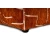 Atelier del Sofa Tabure 85x85x40cm, Narandžasto