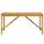 Vrtni blagovaonski stol 150 x 90 x 74 cm masivno bagremovo drvo