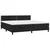 Vidaxl Box spring postelja z vzmetnico črna 200x200 cm žamet