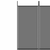 Sobna pregrada s 6 panela antracit 300 x 220 cm od tkanine
