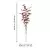 Eglo 428217 - Veštački cvet TEPALING, 66 cm, crvene boje