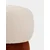 Hanah Home puf Coco, 33 cm, krem / narandžasti