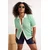 Trendyol Curve Ženska bluza Tbbss25Af00115, Zelena