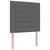 Vidaxl LED Box Spring Postelja Temno siva 80 x 200 cm blago