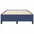 shumee vidaXL Posteljni okvir brez vzmetnice moder 120x190 cm blago