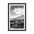 Plakat s paspartujem dolina v Črni Gori v črnobeli varianti - 60x90 silver
