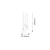 RABALUX Visilica Holly Bela E14 40W