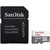SANDISK Ultra microSDHC 32GB + SD Adapter 100MBs Class 10 UHS-I SDSQUNR-032G-GN3MA