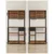 Songmics Kuhinjska polica 40x80x1804 cm rjava