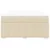 Vidaxl Box spring postelja z vzmetnico krem 160x200 cm blago