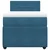 vidaXL vidaXL Box spring postelja z vzmetnico modra 100x200 cm žamet, (21305230)