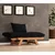 HANAH HOME Garden 1-Seat Sofa Crna CPT8159 140