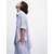 The Set Bluza svetlo modra/bela