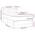 Vidaxl Box spring postelja z vzmetnico krem 90x190 cm blago